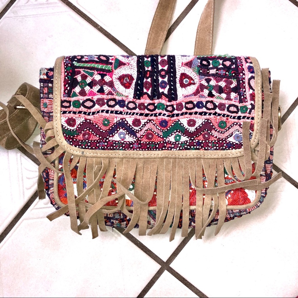 LOVESTITCH Across Body Hobo Bag